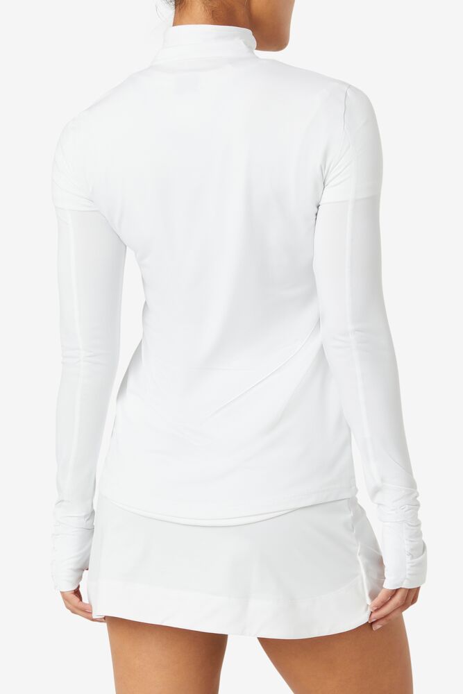 Pickleball 1/4 Zip Long Sleeve 100 Femme|IKWX-98024012